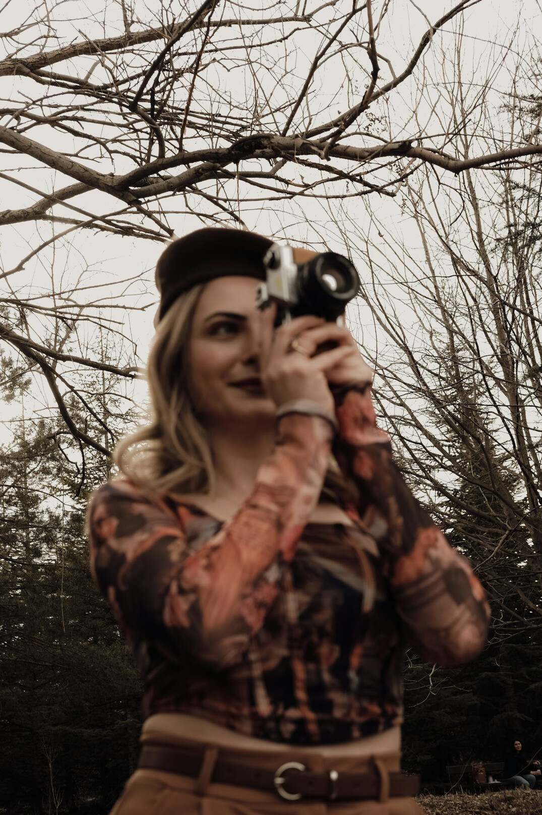 Portrait of a white Canadian female founder and lead photographer